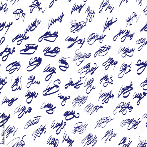 Messy irregular zigzag lines and scrawls hand drawn vector seamless scribble pattern. Careless scratchy pen or pencil doodle texture. Repeated background in black and white.	
