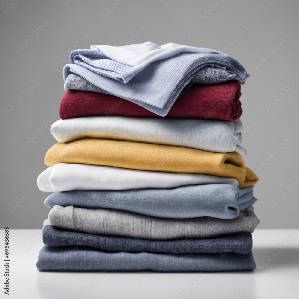 Clean Comfort of New Washed, Freshly Laundered Clothes Clean Comfort of New Washed, Freshly Laundered Clothes