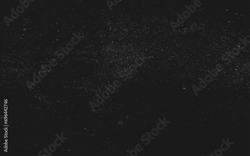 Snow on black background. Flying dust particles on a black background. Night sky vector vector illustration photo