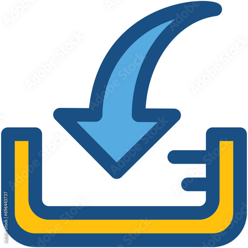 Downloading Vector Icon