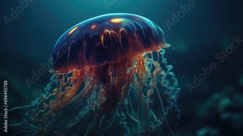 Ethereal Euphoria: Feeling Joy and Euphoria in the Presence of Jellyfish in Their Habitat. © arif