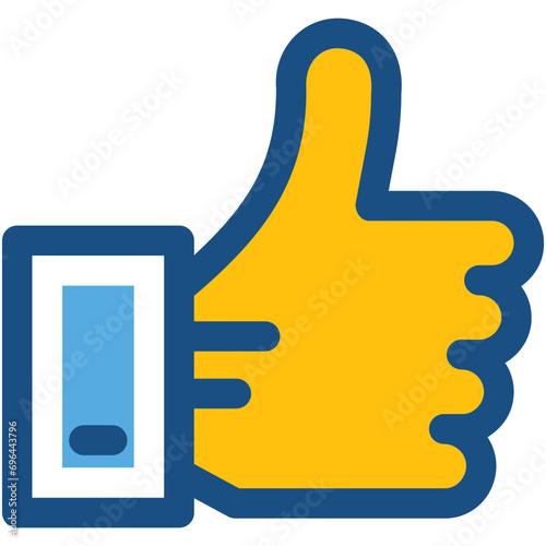 Thumbs Up Vector Icon