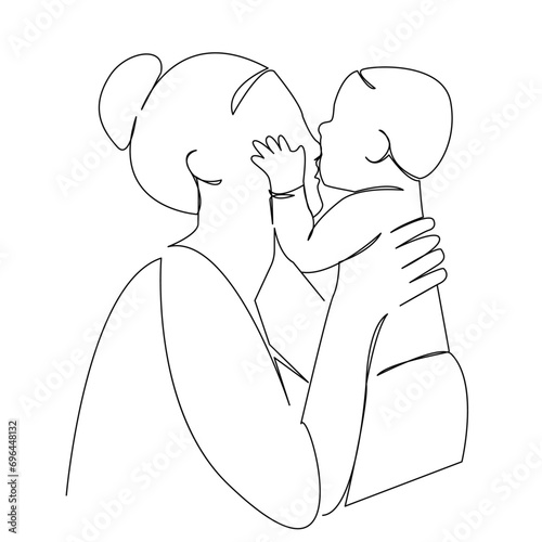 mother with baby
