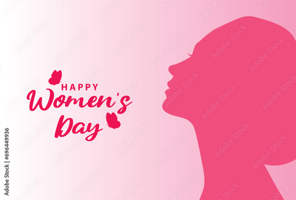 happy women's day greeting background