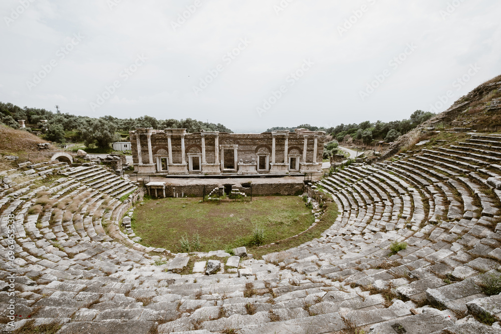Ancient Theater at  Nysa Ancient City 