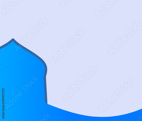 blue background with frame
