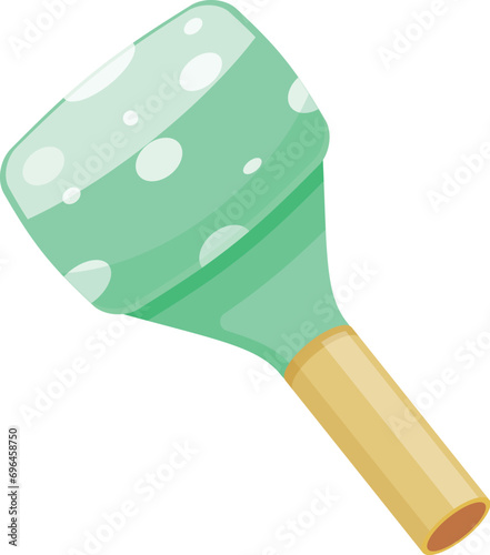 Festive party blower icon cartoon vector. Event gift. Decoration blow