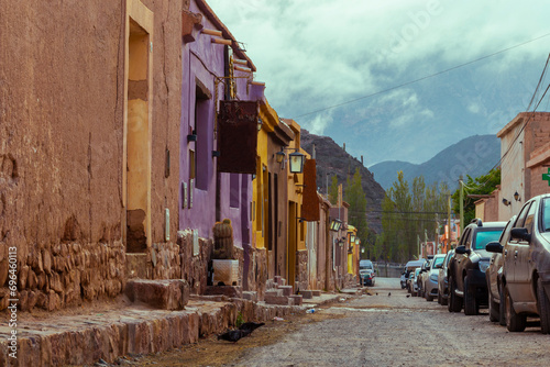 Beautiful view of a street in Purmamarca, Argentina. North Jujuy photo