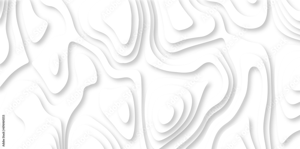 	
Seamless abstract white wave topography papercut background 3d realistic design use for ads banner and advertising print design vector. 3d topography relief. Vector topographic illustration.