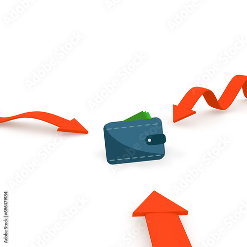 Financial issues concept.