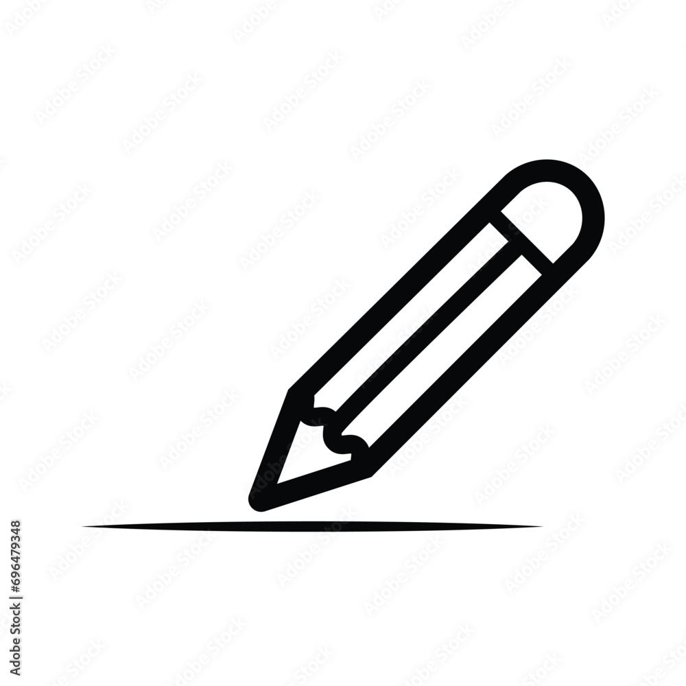 Pencil icon vector for web and mobile app Pencil icon vector for web and mobile app