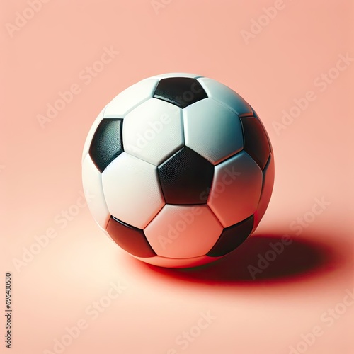 soccer ball isolated on white 