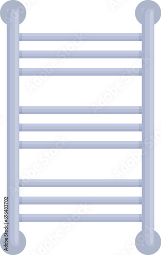 Wall heater icon cartoon vector. Bathroom towel dryer. Cloth warmer