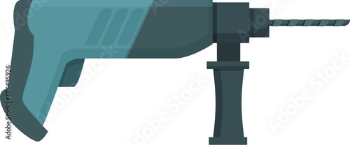 Bit electric hammer icon cartoon vector. House power tool. Machine kit