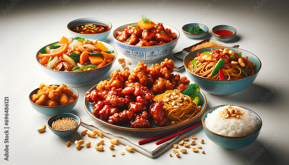 image of a selection of Chinese dishes image of a selection of Chinese dishes