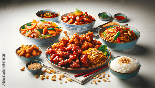 image of a selection of Chinese dishes