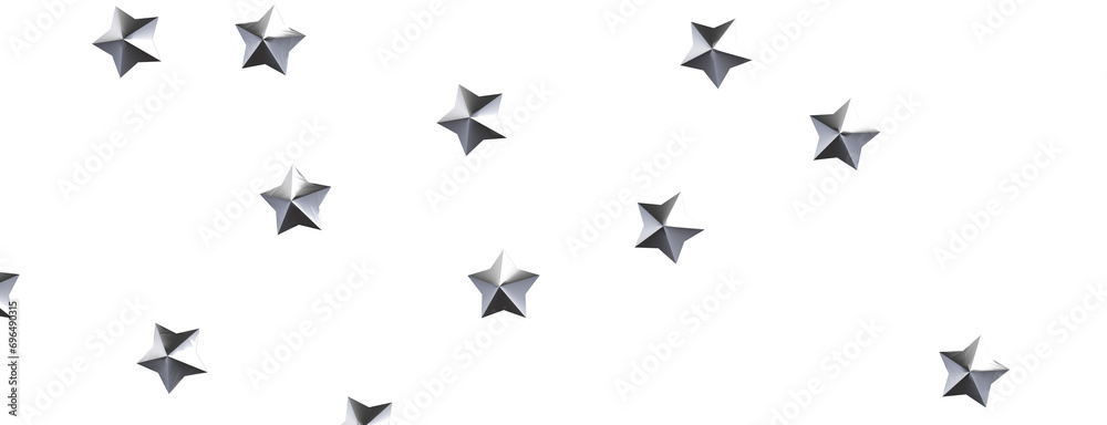 Celestial Cascades: 3D Illustration Conjures a Rainfall of Gold Stars Celestial Cascades: 3D Illustration Conjures a Rainfall of Gold Stars