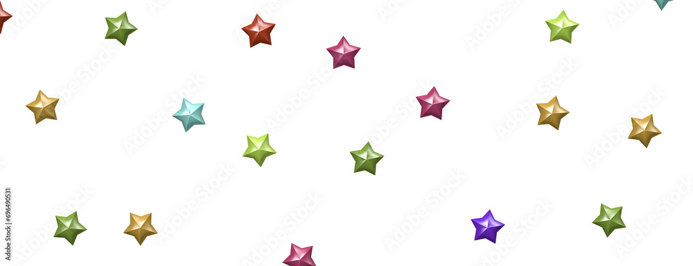 Starstruck Spectacle: 3D Illustration Transports You to a Colorful Stars Shower Starstruck Spectacle: 3D Illustration Transports You to a Colorful Stars Shower