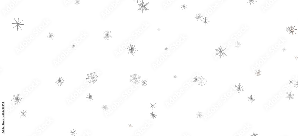 Snowflakes - Christmas background design of snowflake and snow falling in the winter 3d illustration Snowflakes - Christmas background design of snowflake and snow falling in the winter 3d illustration