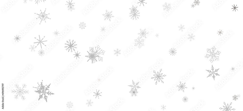 Festive Snow Drift: Captivating 3D Illustration of Descending Christmas Snowflakes Festive Snow Drift: Captivating 3D Illustration of Descending Christmas Snowflakes