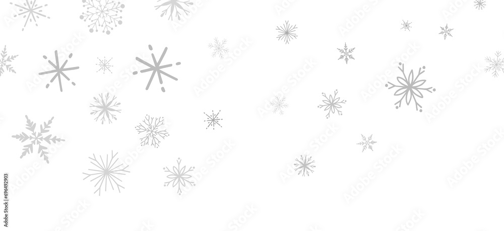 Festive Snow Drift: Captivating 3D Illustration of Descending Christmas Snowflakes Festive Snow Drift: Captivating 3D Illustration of Descending Christmas Snowflakes