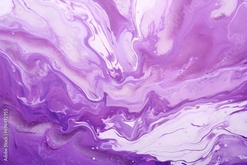 Abstract background of acrylic paint in purple and violet tones. Liquid marble texture, Abstract purple paint background with a marble pattern, AI Generated