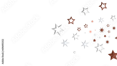 Starry Christmas Cascade  Radiant 3D Illustration Showcasing Falling Holiday Starlight Streams