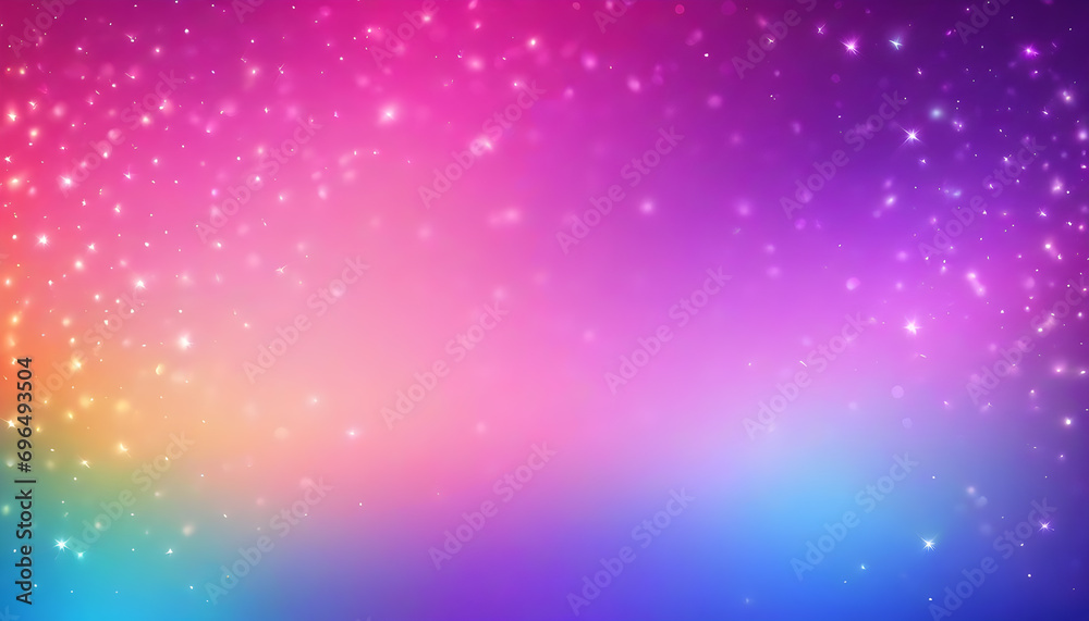 Sparkling Gradient Wallpaper Enriched with Whimsical Light Effects
