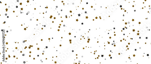 Heavenly Golden Shower  3D Illustration Brings the Beauty of Stars to Life