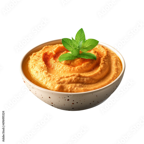 So Yummy Hummus  isolated on transparent background