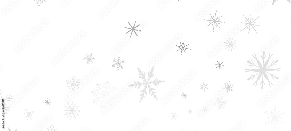 Enchanting Snowfall: Spectacular 3D Illustration Showcasing Falling Holiday Snowflakes Enchanting Snowfall: Spectacular 3D Illustration Showcasing Falling Holiday Snowflakes