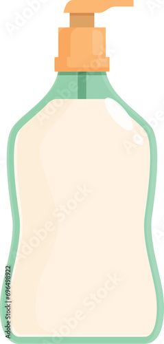 Cream soap dispenser icon cartoon vector. Liquid pump. Water wash