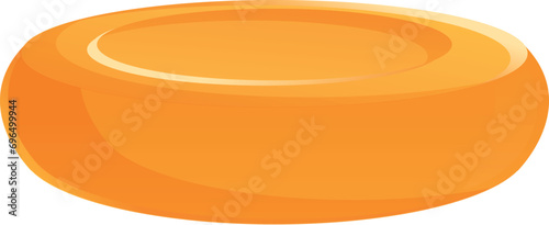 Device foam soap icon cartoon vector. Organic skincare. Device water