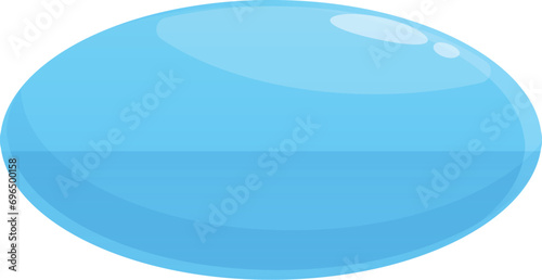 Blue ocean soap icon cartoon vector. Beauty natural cosmetic. Device foam