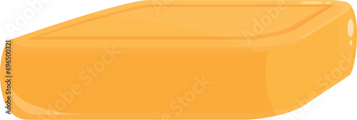 Orange fruit soap icon cartoon vector. Cosmetic natural. Fluid organic device