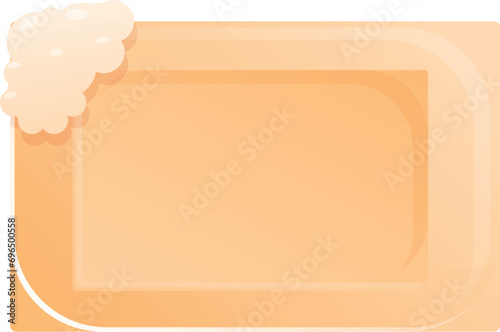 Skincare soap icon cartoon vector. Natura water wash. Pump liquid