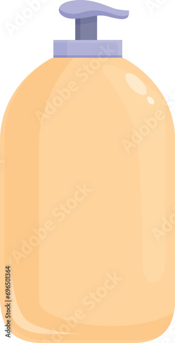 Bottle dispenser icon cartoon vector. Soap wash liquid. Care skin