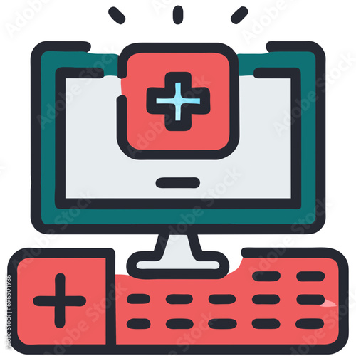 A game character health bar vektor icon illustation