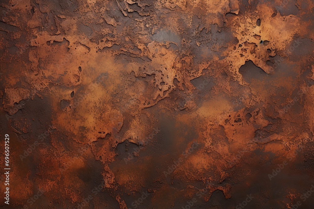 horizontal close up view of an old rusty metal surface AI generated horizontal close up view of an old rusty metal surface AI generated