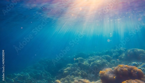 sea or ocean underwater deep nature background