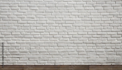 new white brick wall background texture