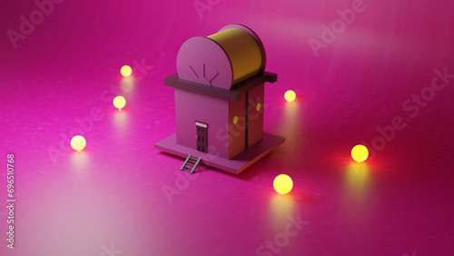 Realistic Mini Home Made In Blender (ID: 696510768)