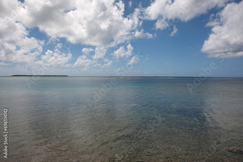 Guam island view on a sunny summer day