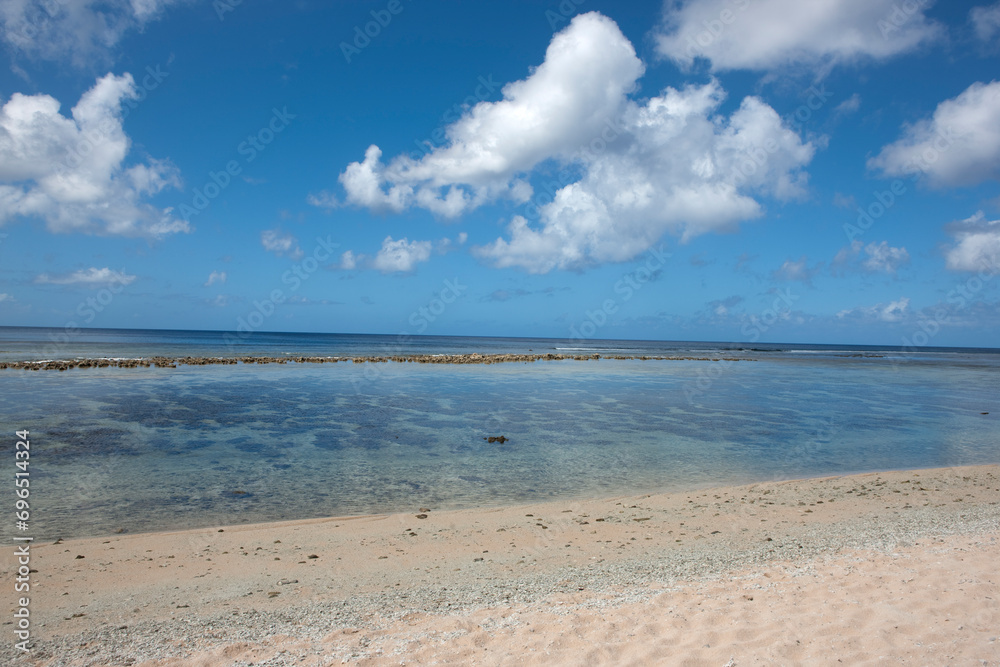 Guam island view on a sunny summer day Guam island view on a sunny summer day