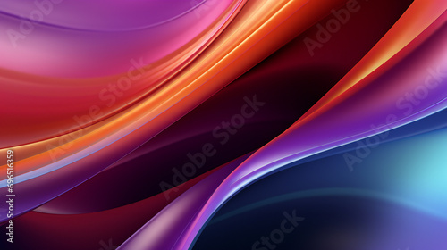 Abstract colorful Metallic Wavy Background