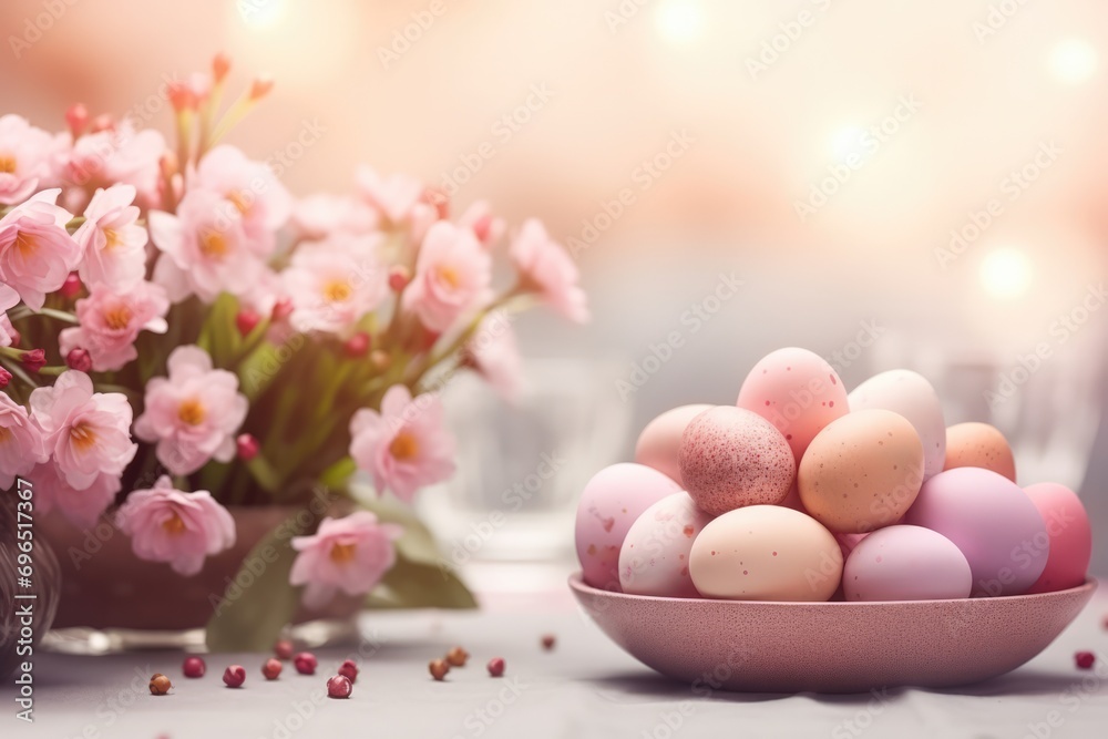 Creating A Dreamy, Festive Atmosphere: The Abstract Defocused Easter Table