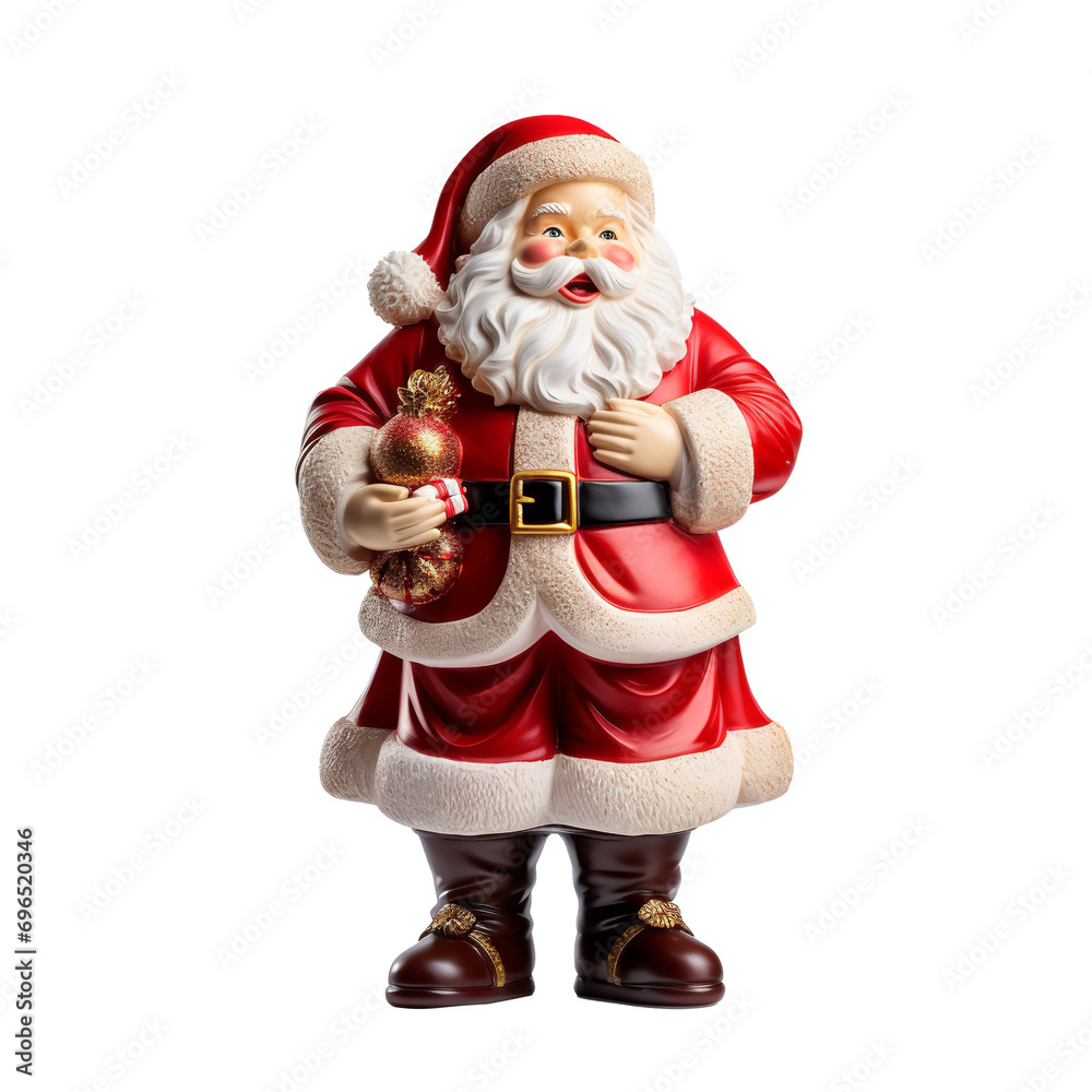 Beautiful Santa claus isolated on transparent background Beautiful Santa claus isolated on transparent background