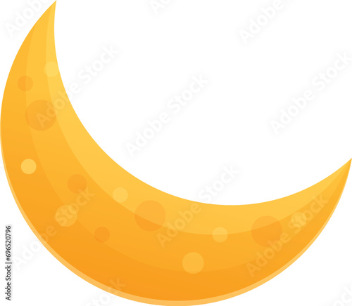 Lullaby moon icon cartoon vector. Star night. Cloud child dream