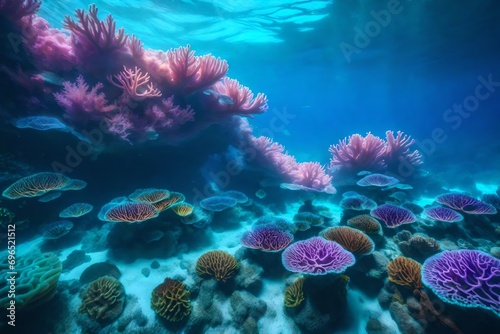 coral reef in sea © Faisal