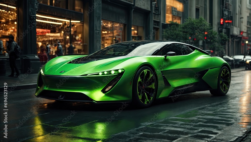 Futuristic Concept Car: Small and Green